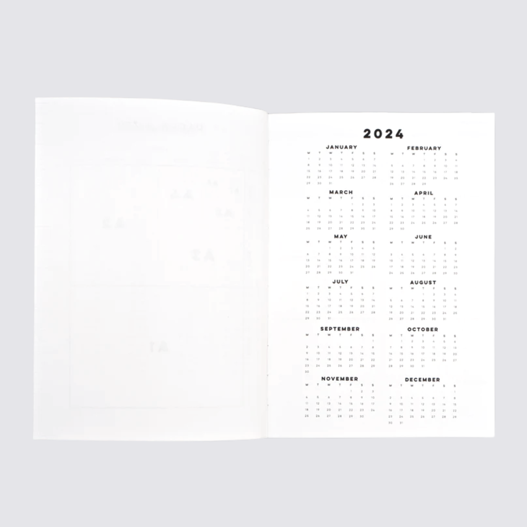 Weekly Undated Planner A5 - Capri No. 1