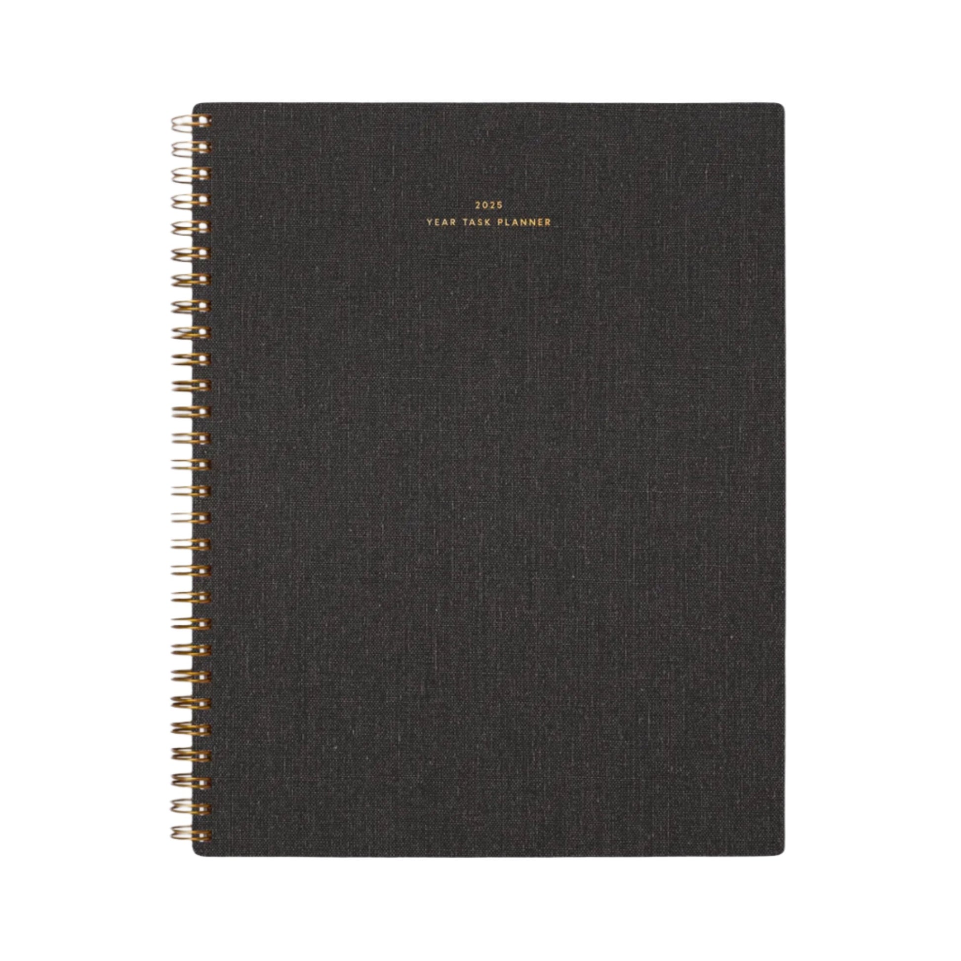 2025 Year Task Planner - Charcoal Grey