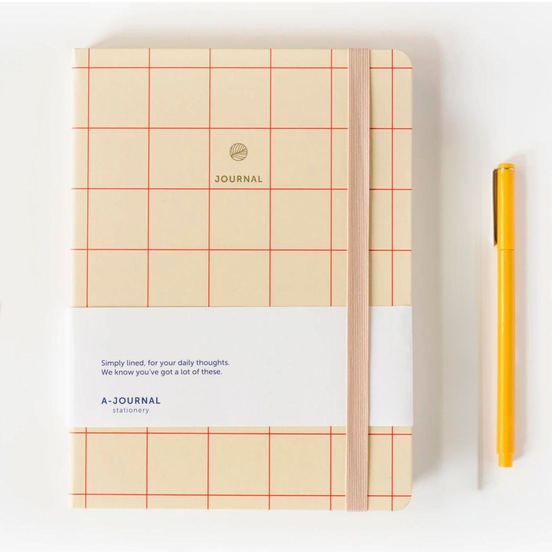 Hardback Notebook - Checkered Red