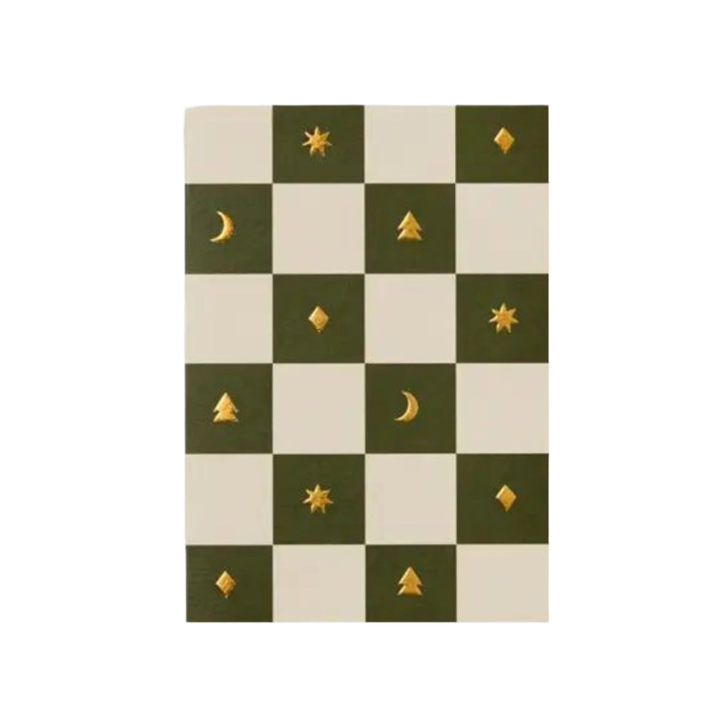 Checkerboard Christmas Card