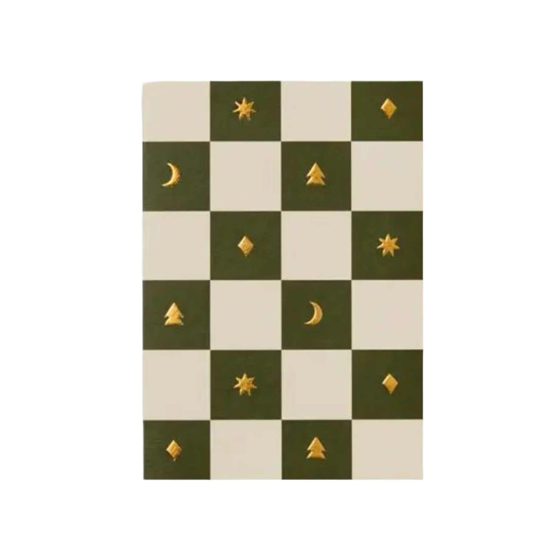 Checkerboard Christmas Card