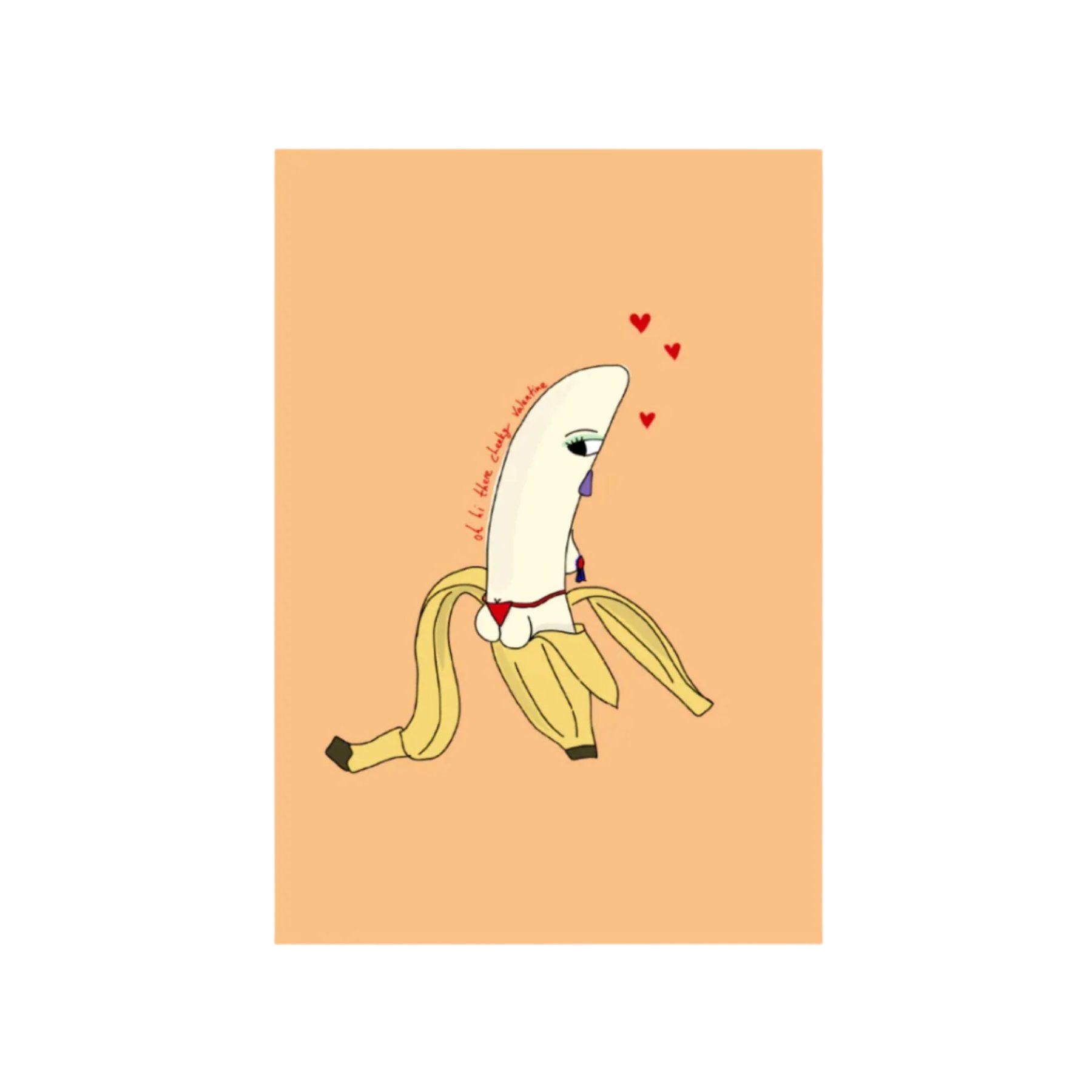 Cheeky Banana Card