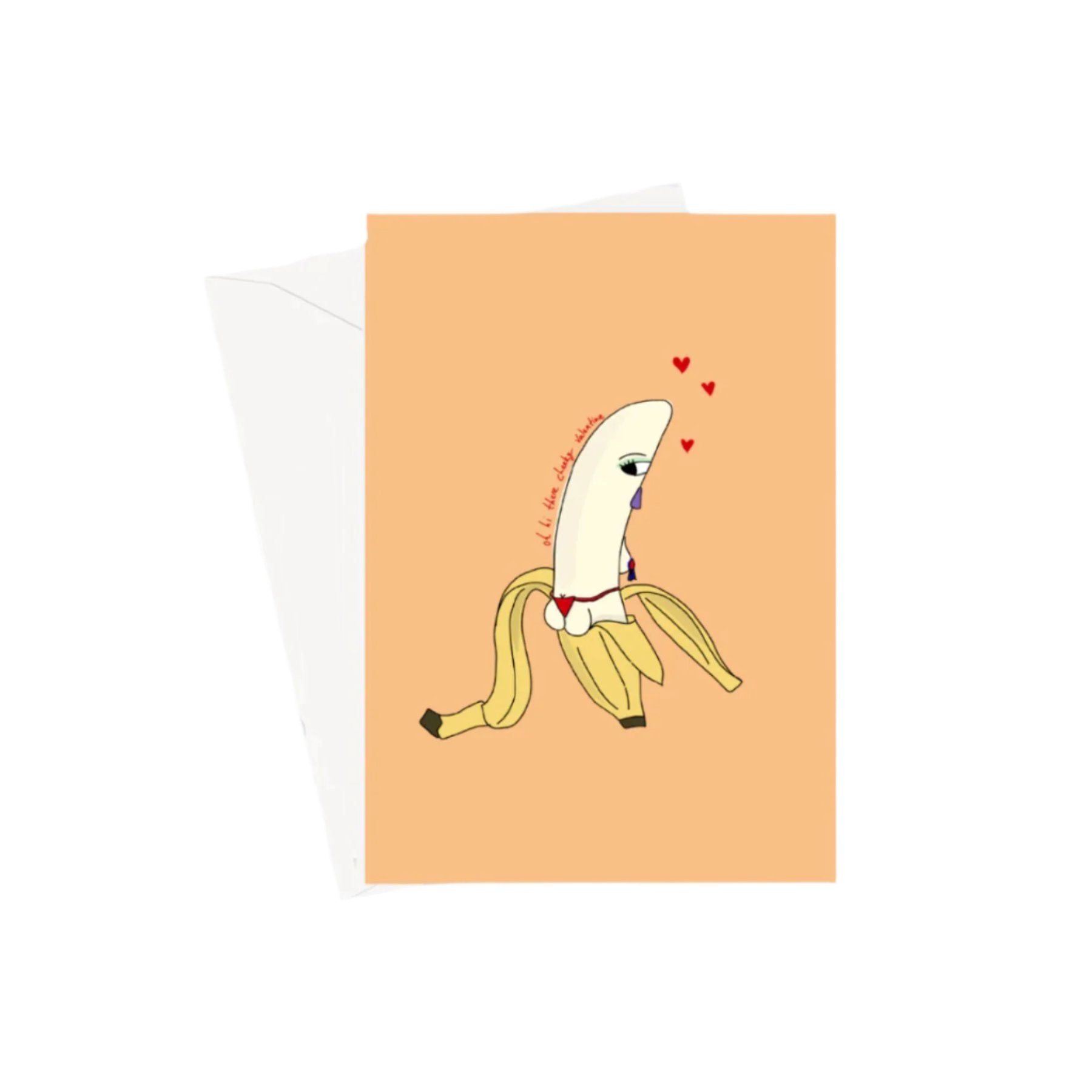 Cheeky Banana Card