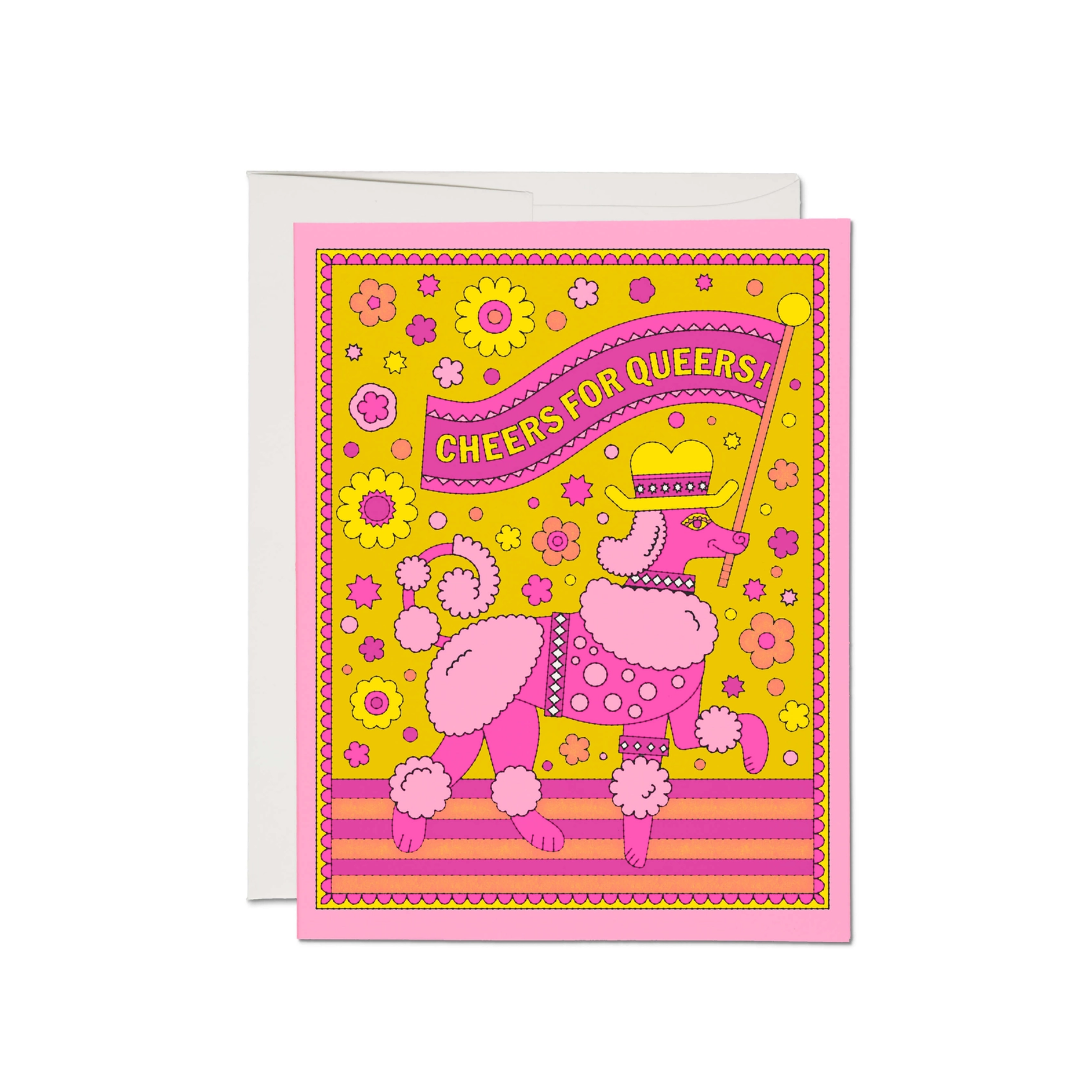 Cheers Queers Greeting Card