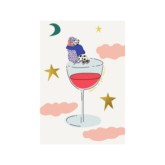 Cheers to You Mama Card