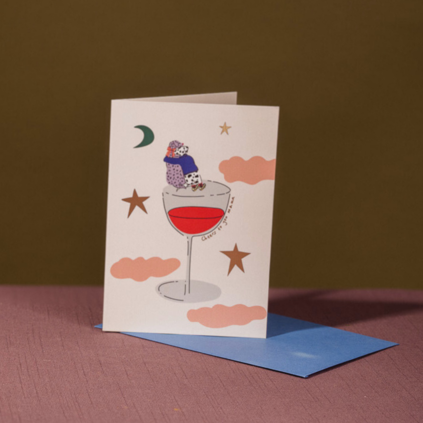 Cheers to you happy mothers day card