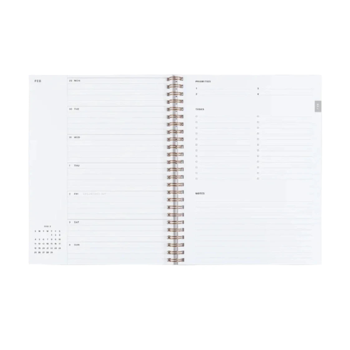 2025 Compact Task Planner - Chambray Blue