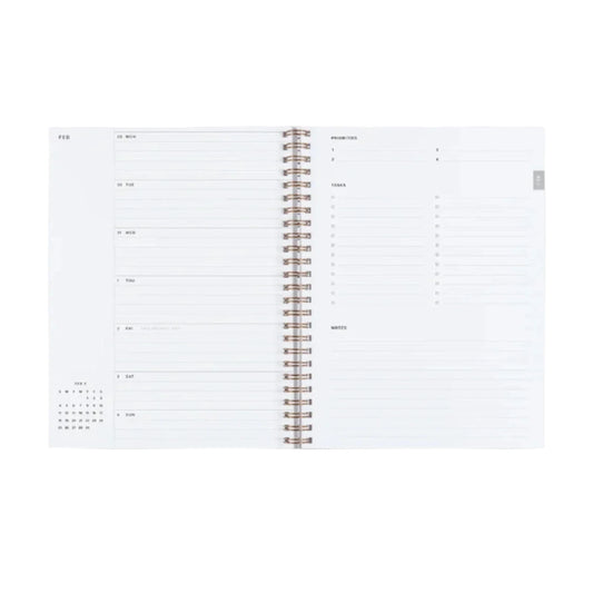 2025 Compact Task Planner - Chambray Blue