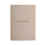 sand beige notebook to do list