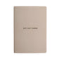 sand beige notebook to do list