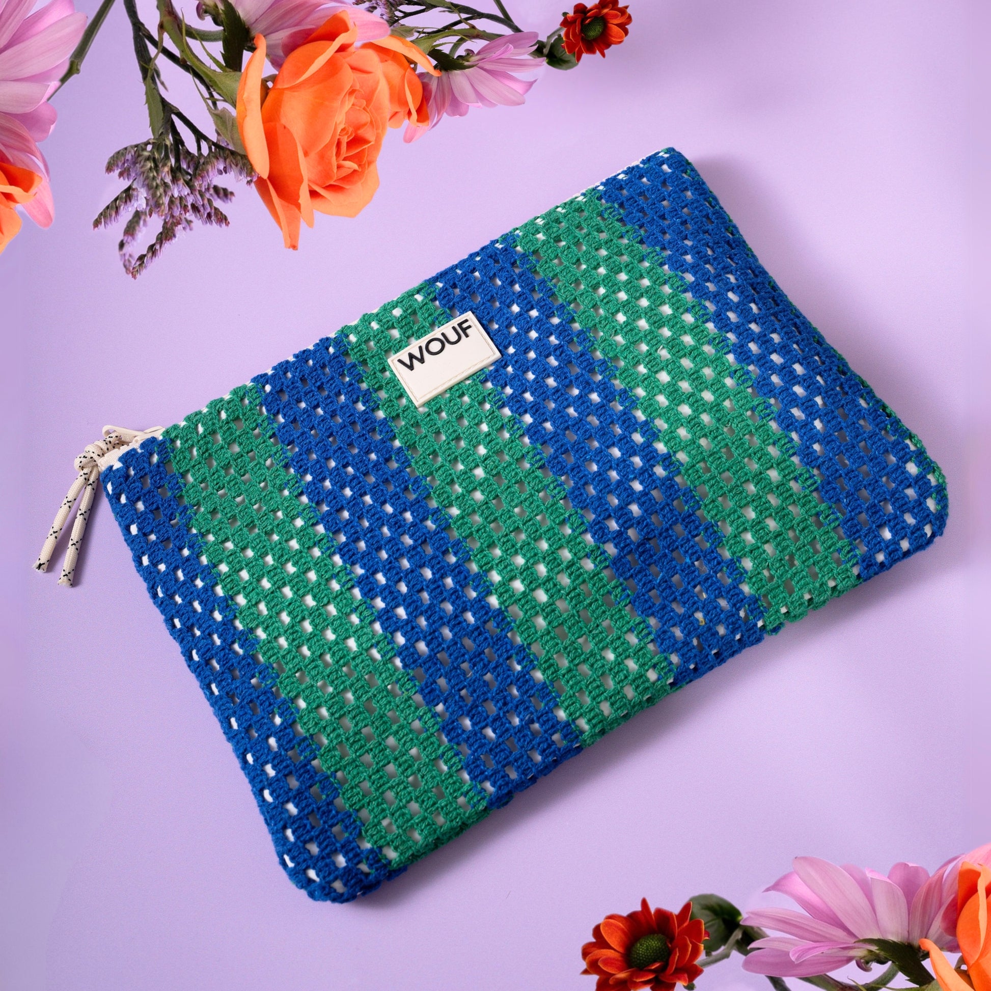Wouf Crochet Pouch - Mistral
