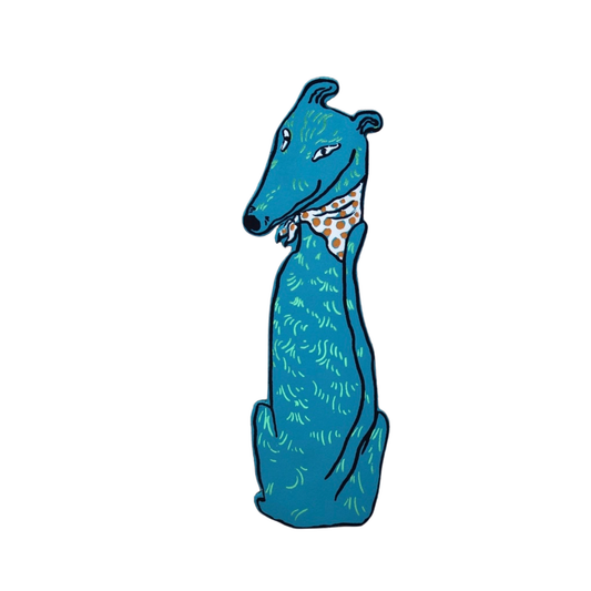 Dog Tails Bookmark - Turquoise