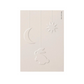 Embossed Welcome Baby Cream Card