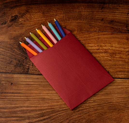 Gift Wallet Envelope C6 - Nubuck Brown