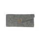 Woolen Pen Case Roll - Light Grey