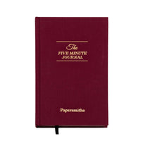 Papersmiths Five Minute Journal Burgundy