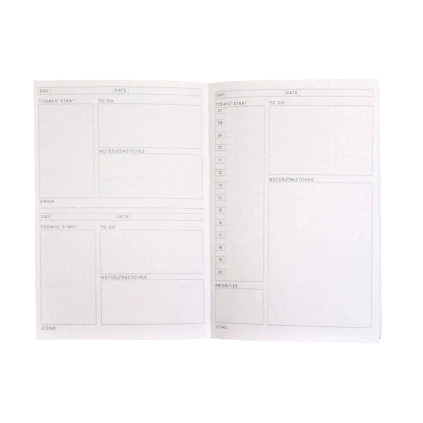 Flora Undated Daily Planner