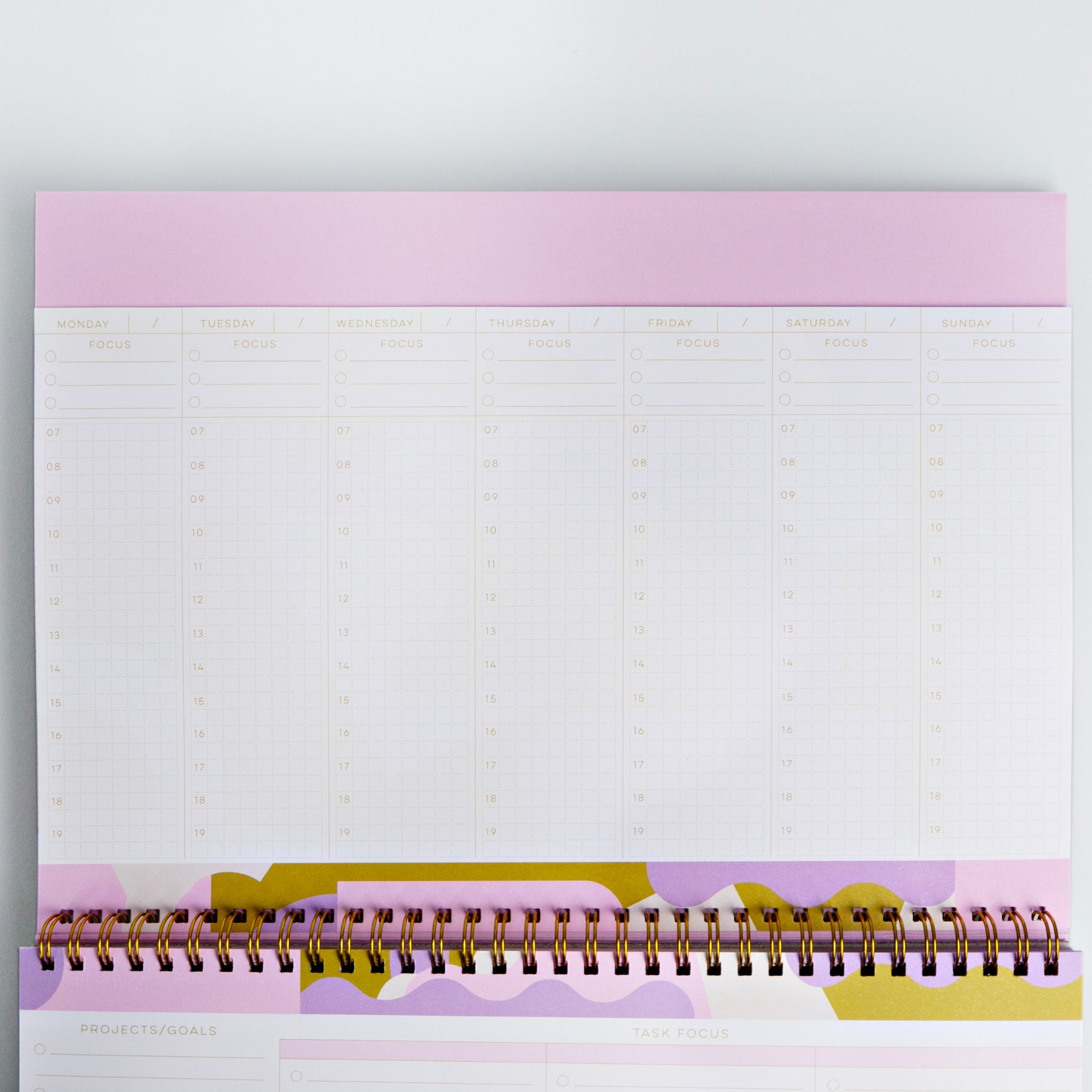 Weekly Desktop Organiser - Flora