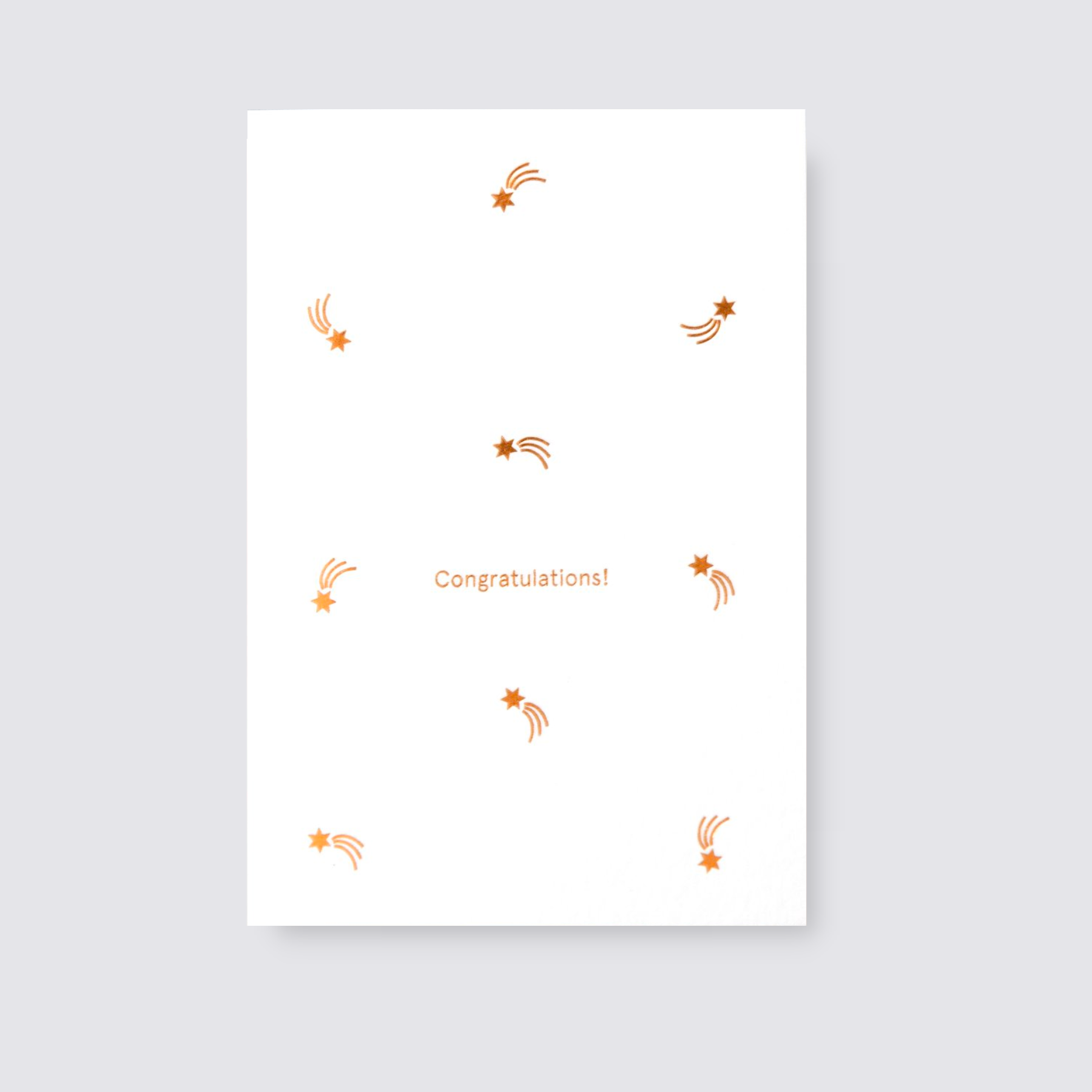 Foil Blocked Congratulations Card
