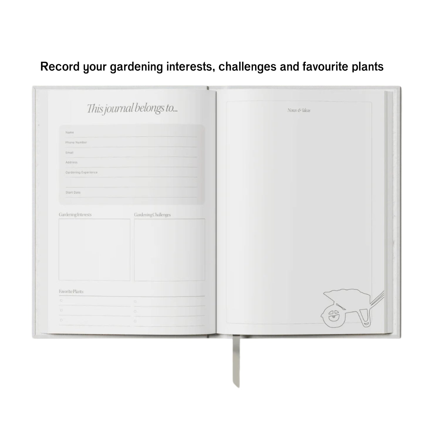Gardening Lovers Book Pages