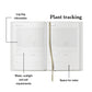 Gardening Journal Stationery Gift Plant Tracker