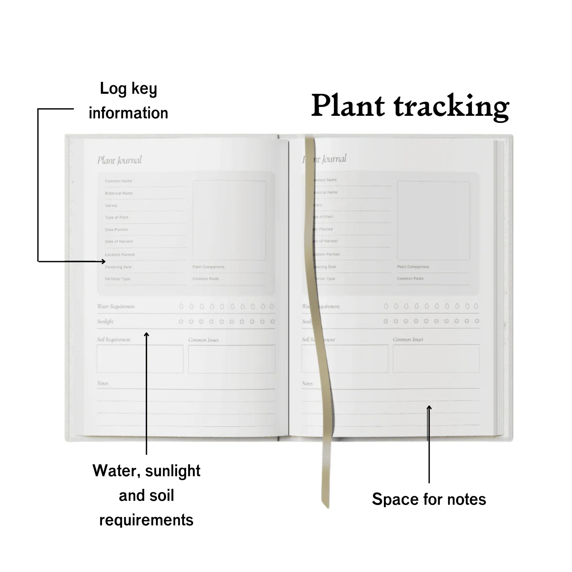 Gardening Journal - Garden Green