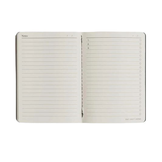Get Shit Done To-Do List Notebook - A6