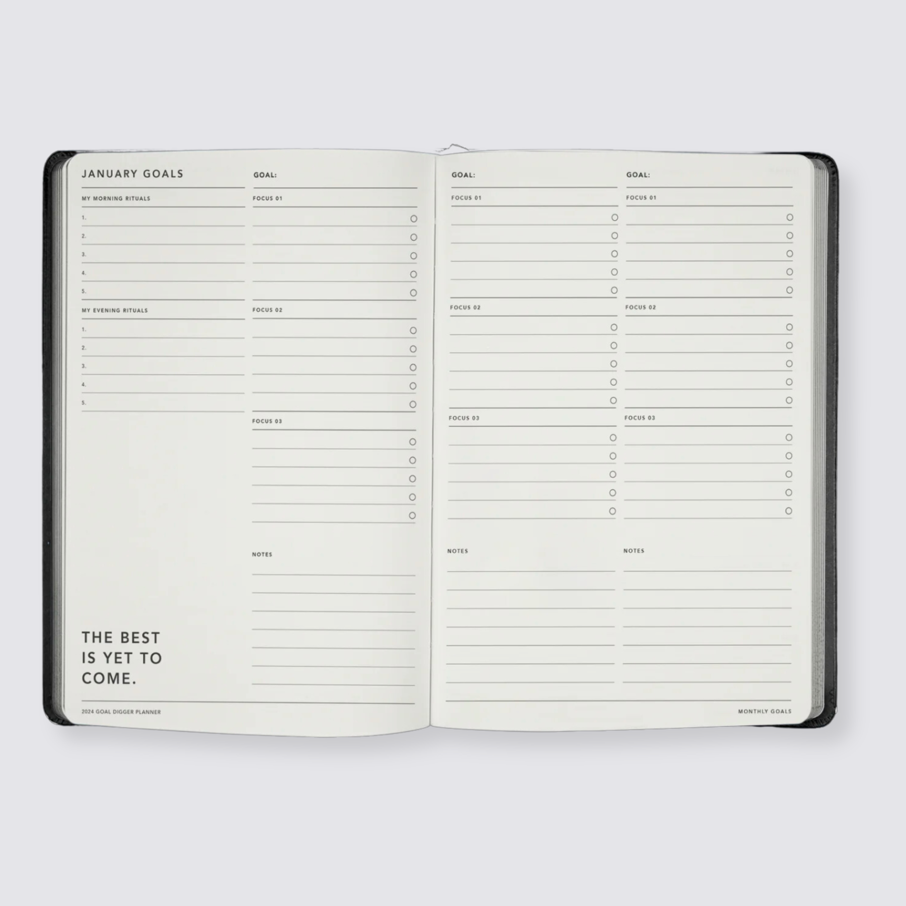 2024 Goal Digger Diary - Bold / Lilac
