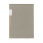grey vintage style notebook lined