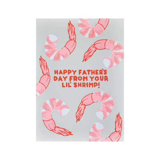 Dad Shrimp Card