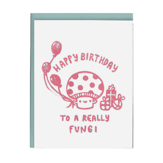 Funghi Happy Birthday Card