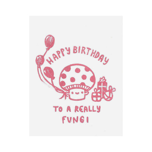 Funghi Happy Birthday Card