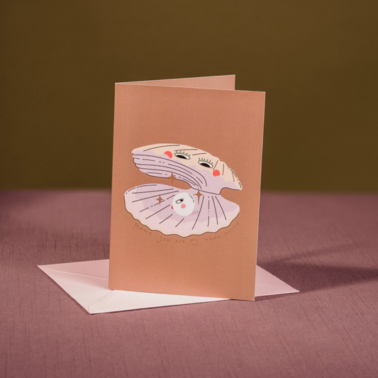 Mama My Whole World Gold Foil Card