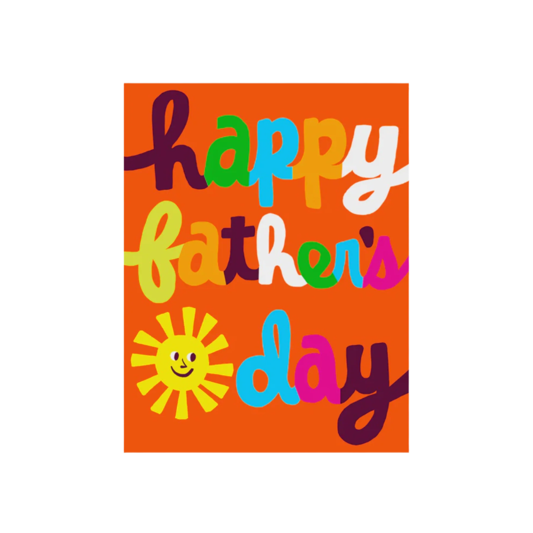 Sunshine Happy Father's Day Card