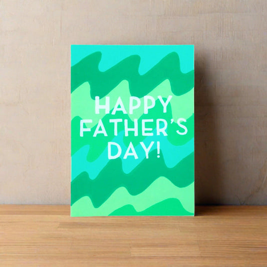 Father's Day Waves Card