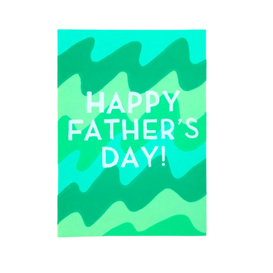 Father's Day Waves Card