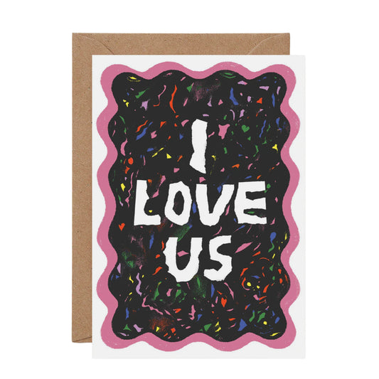 I Love Us Card