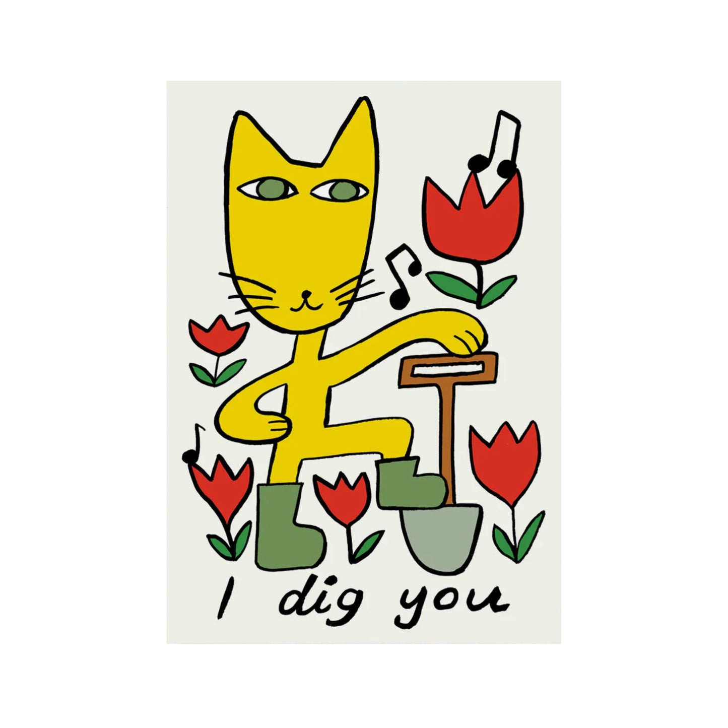 I Dig You Embossed Card