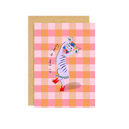 It's Time To Party Cat