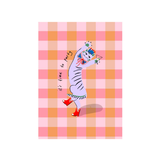 It's Time To Party Cat