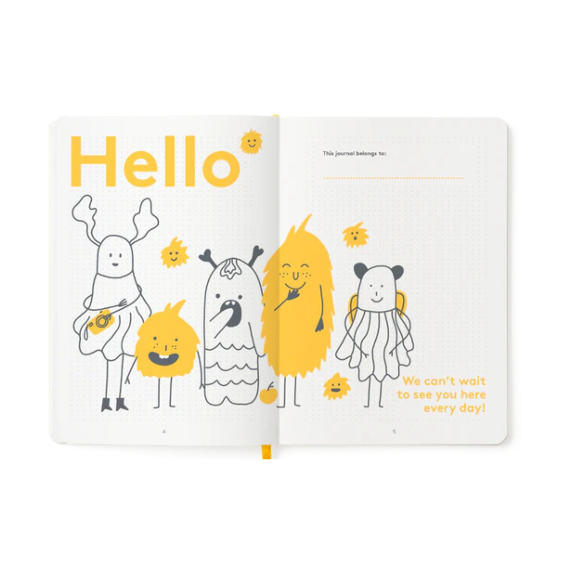 HappySelf Junior Journal - Yellow