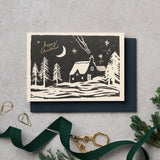 Lino Happy Christmas - Set of 8