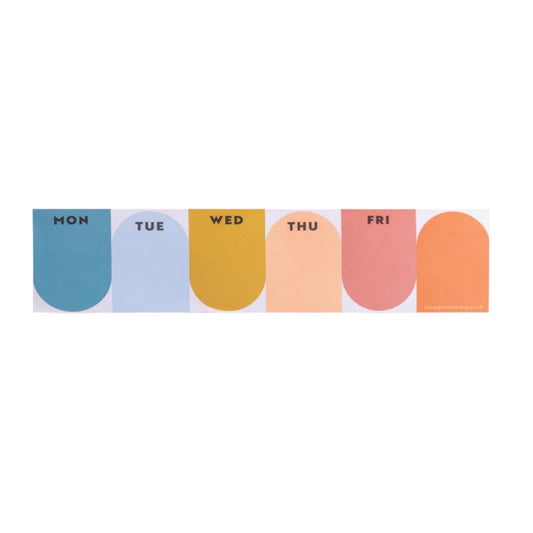 Keyboard Weekly Planner Pad - Nature Arches