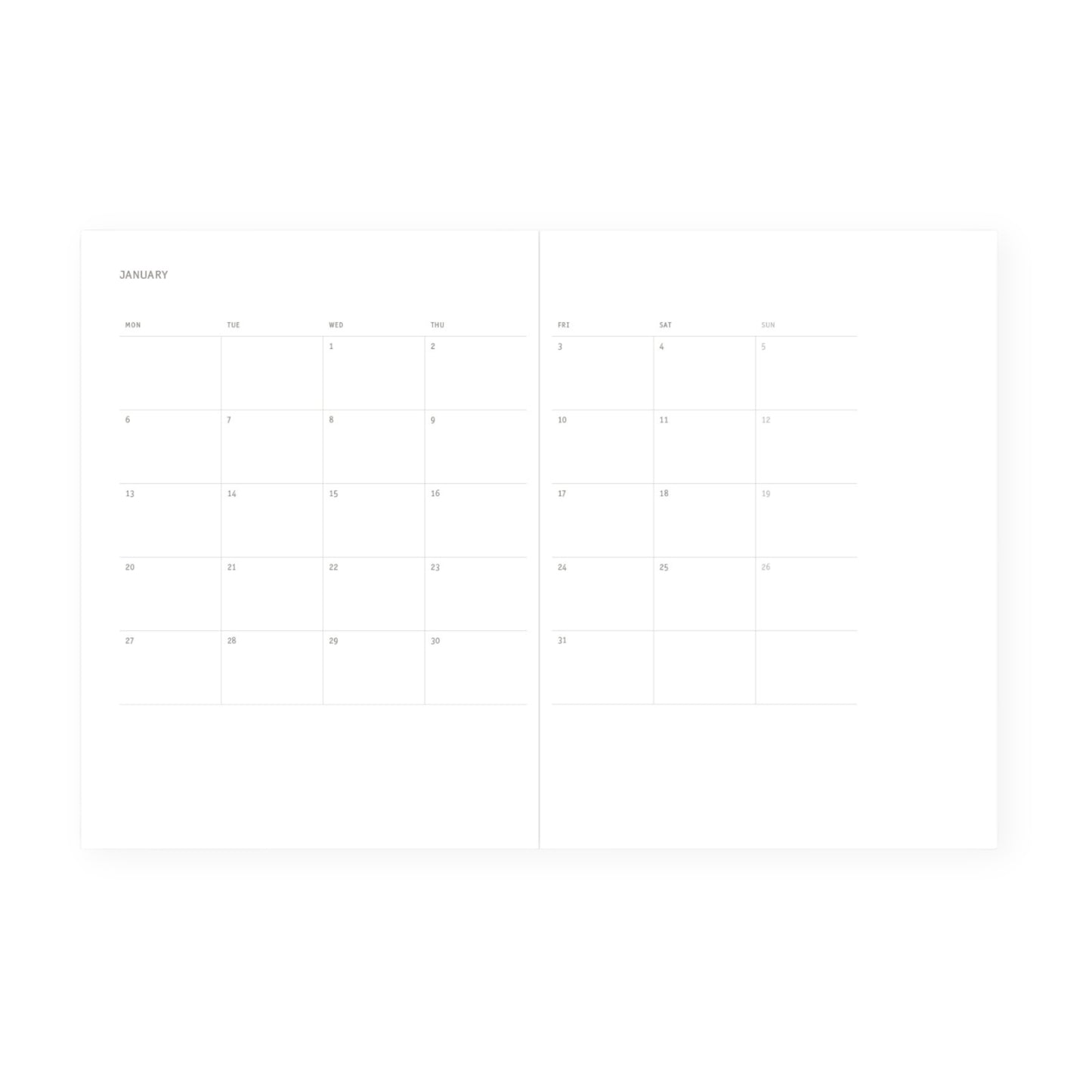 2025 weekly planning diary 