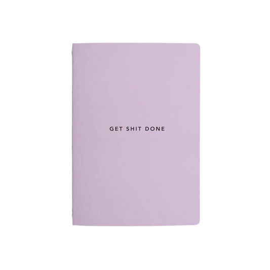 Get Shit Done To-Do List Notebook - A6