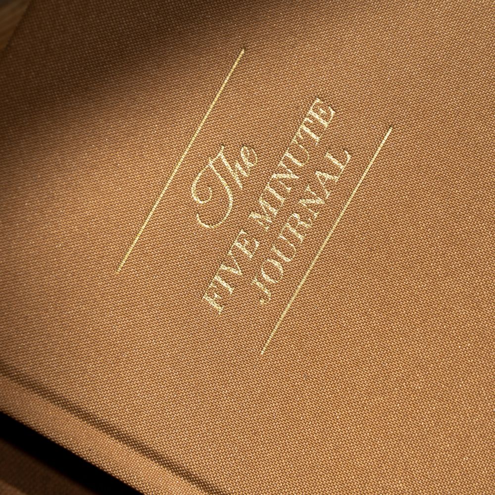 Papersmiths Exclusive Five Minute Journal - Mocha Brown