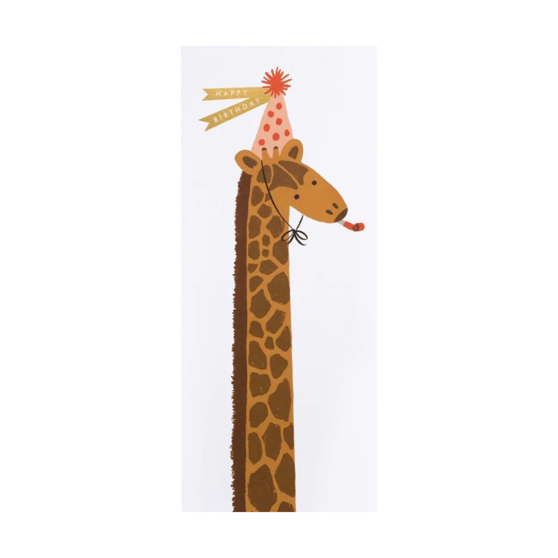 Giraffe Birthday Card