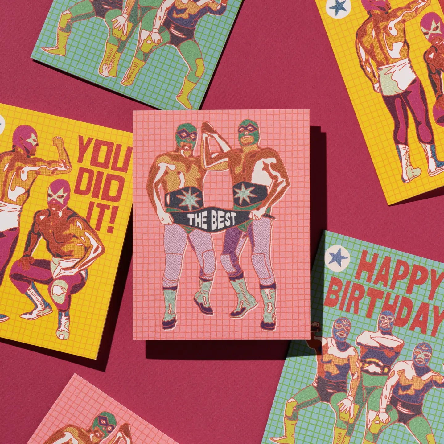Luchador 'You Did it' Congrats Card