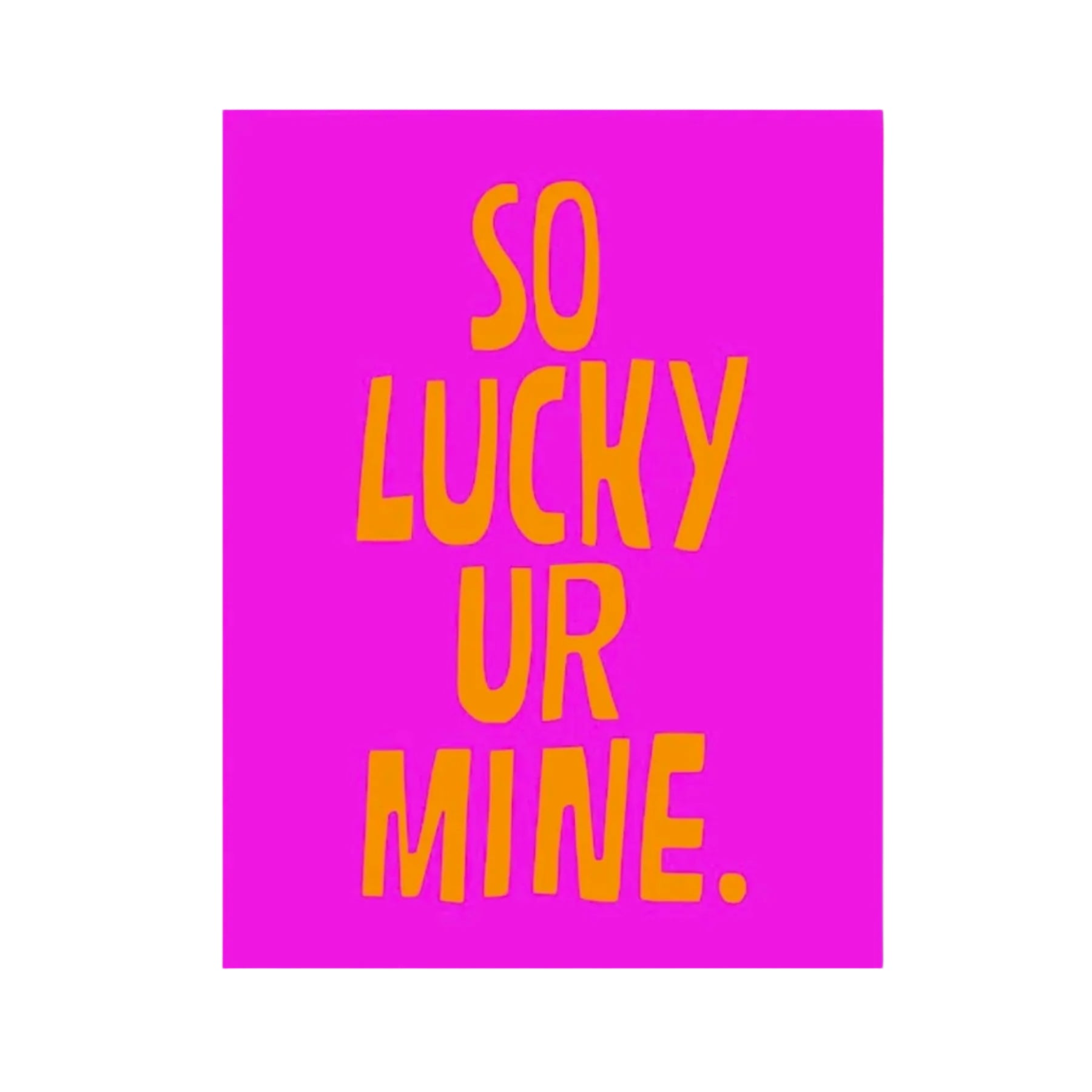 Lucky UR Mine Card
