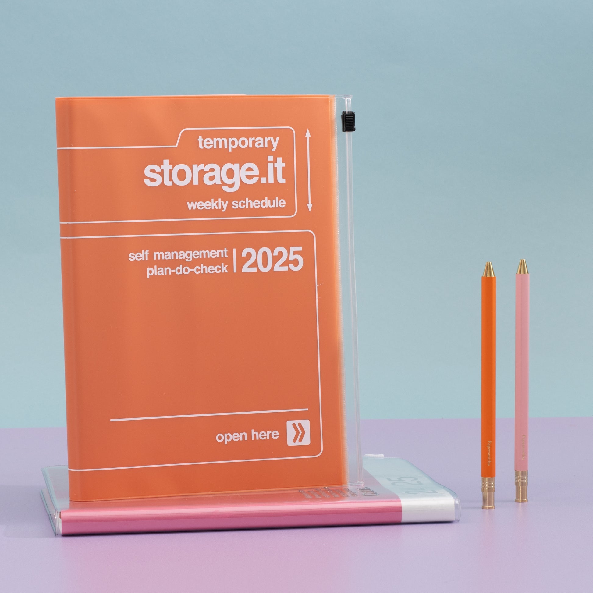 2024-2025 Storage.It Weekly A5 Diary - Orange